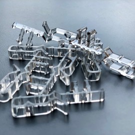 Valance Clips for Blinds 2.1 & 1.8 & 1.6 Inch Hidden Channel Window Blind Clips Clear Plastic Replacement Accessories Parts for Horizontal Wood Blinds (30 Pieces)