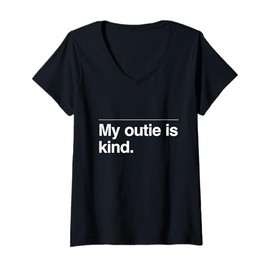 Womens My Outie V-Neck T-Shirt
