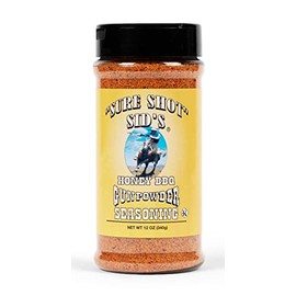 Sure Shot Sid's Honey BBQ Gunpowder Seasoning 12oz