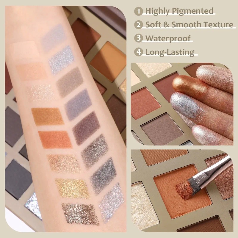 Paleta Sombras Ucanbe 40 Tonos Mate Glitter Profesional