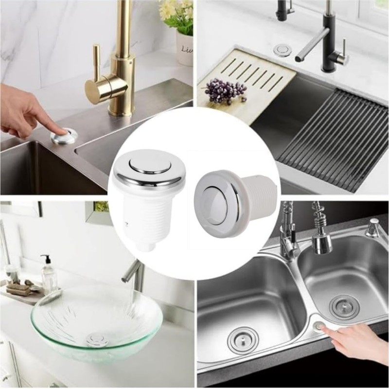 HIDOSNG 2PCS Air Pressure Bath Switch Tub Spa Massage Bath