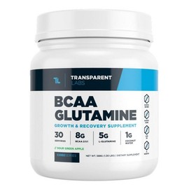 Transparent Labs BCAA Glutamine Sour Green Apple 588g, 1 pack / 트랜스패런트 랩스 BCAA 글루타민 사워 그린 애플 588g, 1개