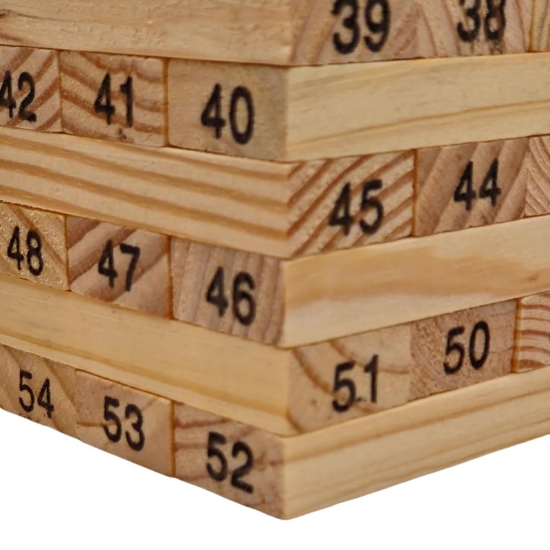 FAST WORLD SHOPPING ® Board Game Tower with Stackable Wooden