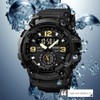 FANMIS Mens Analog Digital Dual Display Sports Watches Military Multifunctional