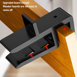 Woodworking Carpentry Jigs Set, 14pcs Furniture Panel Clamps Toe Kicking and Ceiling Scribe Tool, Woodworking Jig Set for Scribing Filler Toe Kicking Ceiling