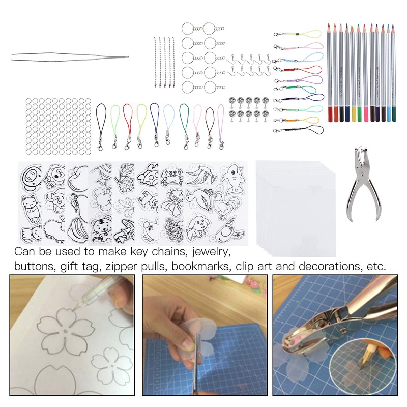 Heat Shrink Sheet Set Complete Shrink Plastic Sheet Kit with