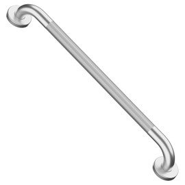 Satin Brushed Nickel Shower Grab Bars 24 Inch w/Anti-Slip knurled Grip, iMomwee Stainless Steel Wall Mount Bathroom Safety Balance Handrail, Handicap Elderly Senior Assist Textured Grab Bar Handle