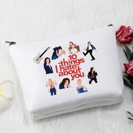 VAMSII 10 Things I Hate About You Movie Inspired Gift Romantic Movie Cosmetic Bag 90s Romantic Comedy Gift (IHateAboutYouBag)