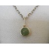 Pendant Tendre Premium Gemstone Aventurine - High-Quality and Durable Silver