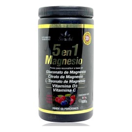 5 En 1 Gluconato Citrato L-treonato De Magnesio 600 G Frutos