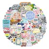 Inspirational Words Stickers, 100 Pcs Positive Motivational Quote Stickers for