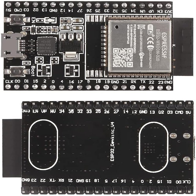 DUBEUYEW ESP32 ESP32-WROOM-32D ESP32 V4 Module 2.4GHz Dual-Mode WiFi+ Bluetooth