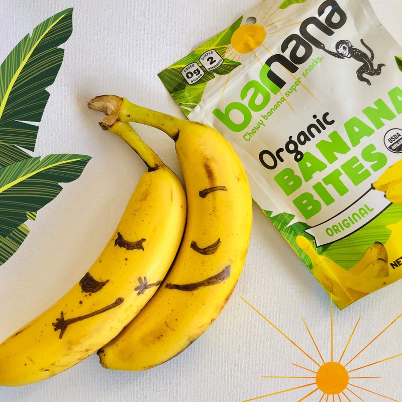 Barnana Organic Chewy Banana Bites, Original, 3.5 Ounce (Pack of