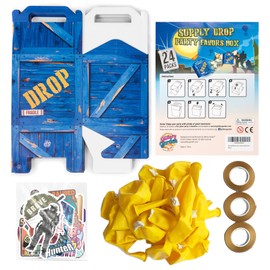 Game Party Military Supply Loot Drop Box Party Favors - 24-Pack. Party Decoration and Gift Bags, Gaming Themed Birthday Activities and Party Supplies