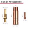 ARCCAPTAIN for Lincoln Magnum 100L Welder Part .023" Contact Tip