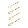 GEPOR Mini Whisks 5 inch 4Pcs Gold