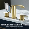 Ultimate Unicorn 8 inch Bathroom Faucet Brushed Gold, Waterfall Bathroom