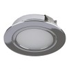 DLFP-CH-WW 12v Small LED Recessed Under Cabinet Downlight Chrome Warm