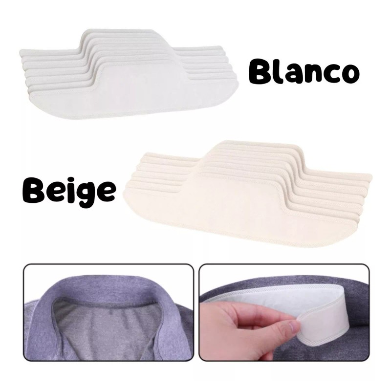 Veraly Almohadilla Protector Cuello Absorbe Sudor Evita Mancha 5p F