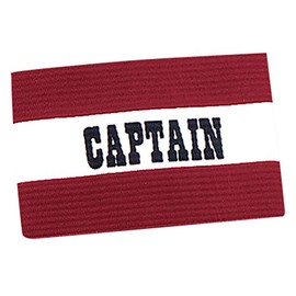 CHAMPRO Captain's Arm Band (Scarlet/White, Youth)
