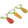 Kuhn Rikon 20403 3-Piece Veggie Peeler Set, Potato / Carrot
