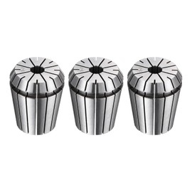 QUARKZMAN Set of 3 ER32 8 mm Collet Chuck High Precision 0.015 mm for CNC Engraving Machine Lathe Milling Tool