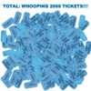 ArtCreativity Double Carnival Tickets Roll with 2000 Tickets, Numbered Event