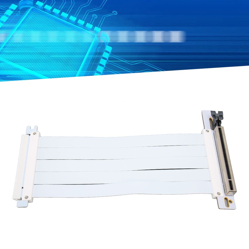PCIE 4.0 X16 Extender 7.9in Right Angle 128Gbps Transmission Anti
