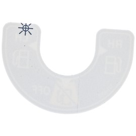 Exmark 103-0262 Fuel Valve Decal Lazer Z AC AS CT HP LC XS 1-633346