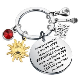 WSNANG Annie The Musical Inspired Annie Broadway Orphan Theater Keychain Musical Jewelry Annie Musical Theatre Fans Gift (Annie KC)