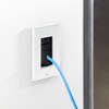 kwmobile 4 x Flush-Mounted Cable Grommet with Brush – Flush-Mounted