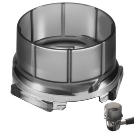 Coffee Dosing Ring Portafilter Funnel Dosing Funnel Espresso Coffee Accessories Compatible with Ninja Luxe Café ES601 Black