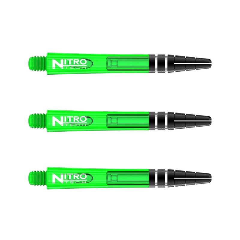 RED DRAGON Nitrotech - Ejes medianos, Color Verde, 3 Juegos