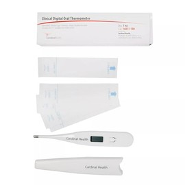 Cardinal Health™ Rectal Dual Scale Electronic Thermometer, Case of 6 Boxes, Each Box Contains 12 Thermometers