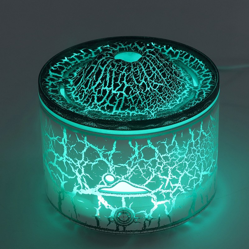 Volcano Essential Oil Diffuser 230ml Fine Mist Volcano Flame Aroma