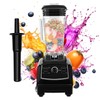 YINZINR 2.0 Ltr Black Food Blender Mixer, Multiple Speeds, Easy