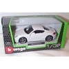 Burago P0RSCHE Cayman S In White car 1:32 scale diecast