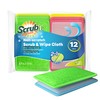 SCRUBIT - [12 Pack] Scrub and Wipe Cleaning Pads –