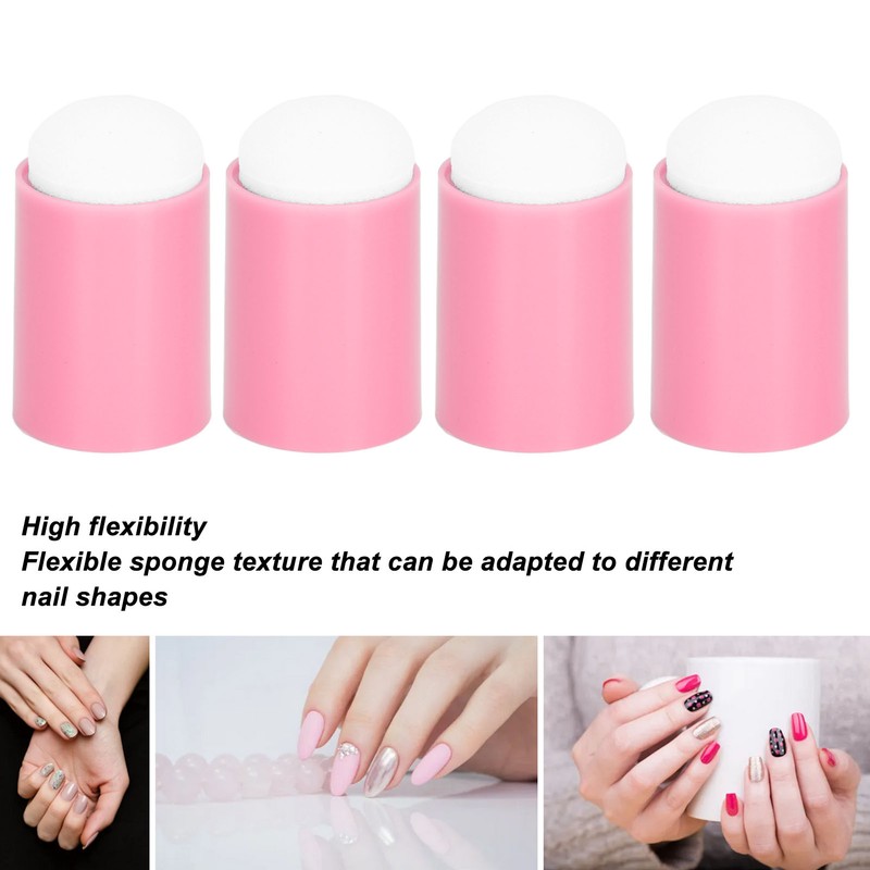50pcs Ink Pad Smudge Sponge Multipurpose Soft Flexible Lightweight Finger