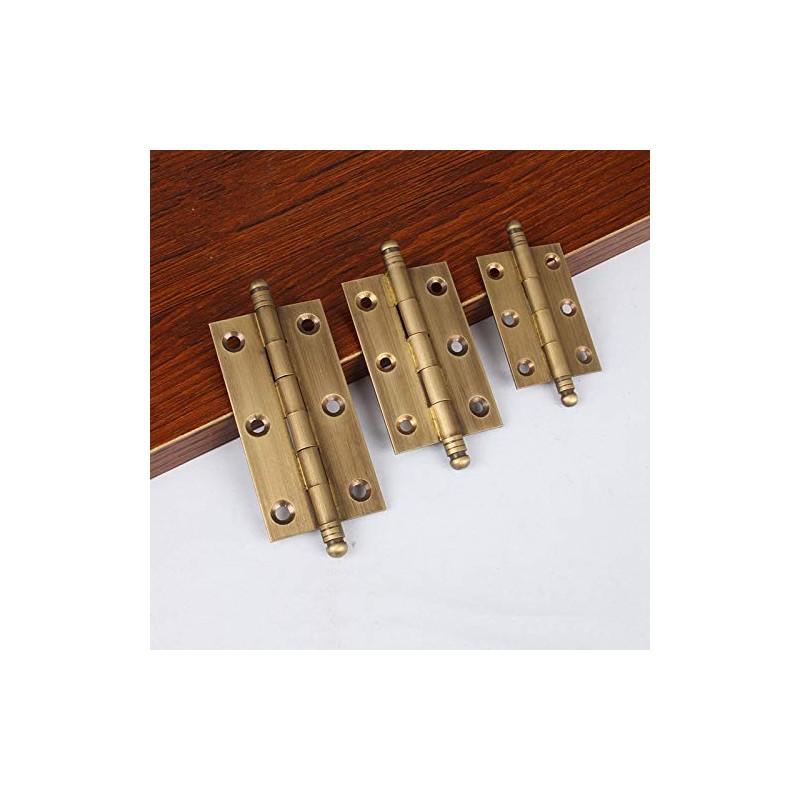 4Pack Decorative Antique Brass Kitchen Cabinet Hinges Bronze Furniture Cupboard