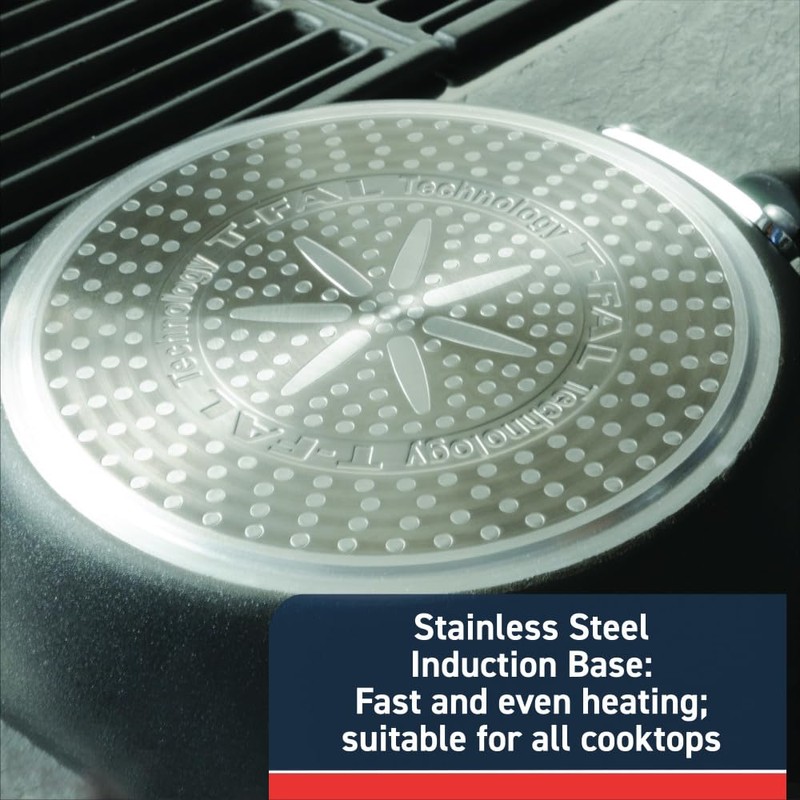 T-fal Experience Nonstick Cookware Set 12 Piece, Induction, Oven Broiler