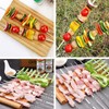20/100/200/300/500 PCS Stainless Steel Barbecue Metal Skewers Flat Needle BBQ