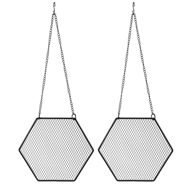 CALLARON 2Pcs Jewelry Mesh Hanger Earrings Wall Mount Holder Necklace