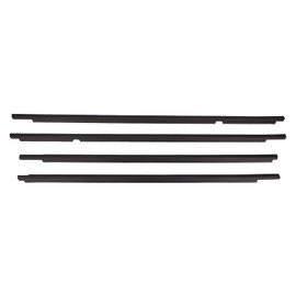 Magimaker 4pcs Outside Window Seals Weatherstrip Trim Molding Compatible with Toyota Corolla CE/LE/S/XRS Sedan 4-Door 2004 2005 2006 2007 2008 Rubber Seal Moulding Strip
