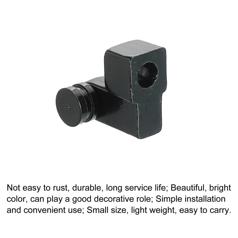 sourcing map Guitar Roller String Tree Retainer String Guides Black