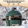 FOTITM Wooden Handle Replacement, Large Green Egg Accessories, Compatible with