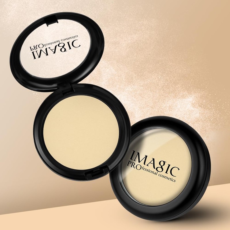 Natural Compact Powder, Waterproof Matt Powder Make-Up, Universal Make-Up Powder