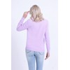 SMILING PINKER Women's Basic Crew Neck Knitted Cardigan with Button,