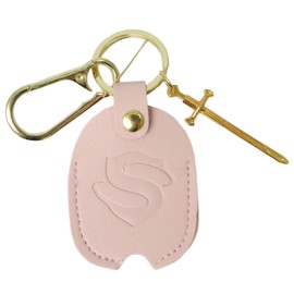 LVYOUME Premium Car Key Cover -Initial Letter Keychain| Leather Key Sleeve for Broken Keys, Universal Key Sleeve Caps for House & Car Keys