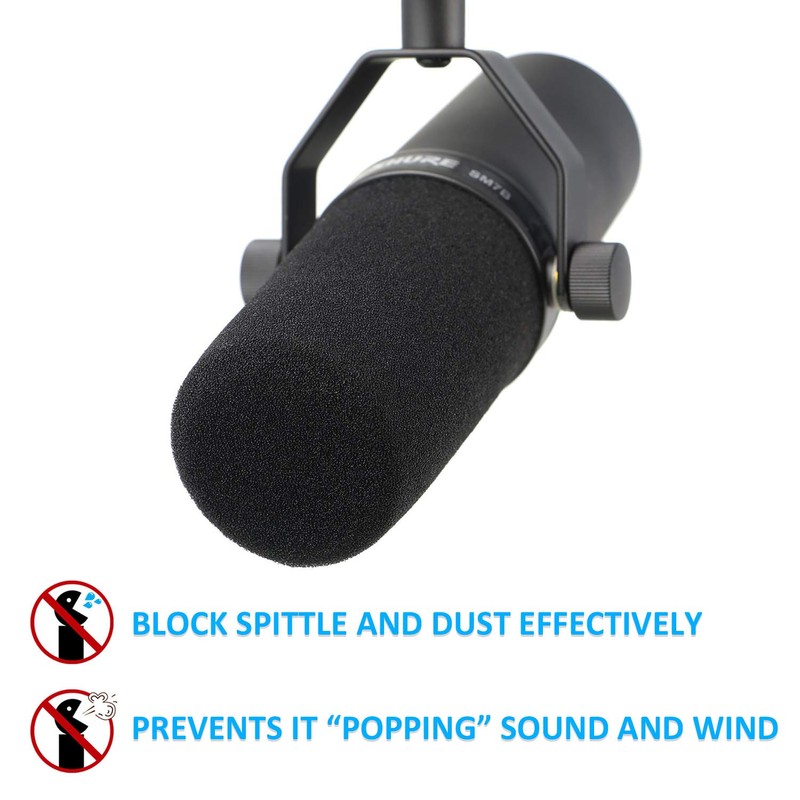 YOUSHARES SM7B Pop Screen - Mic Wind Protection, Adapted to